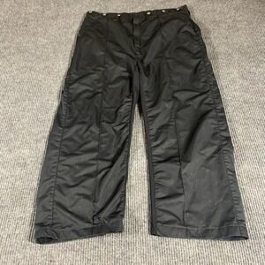 Vintage CCM‎ Hockey Pants Mens Large L 38x28 Black Referee Officials Stretch 90s